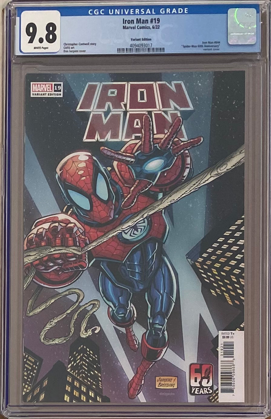 Iron Man #19 Jurgens Spider-Man Variant CGC 9.8