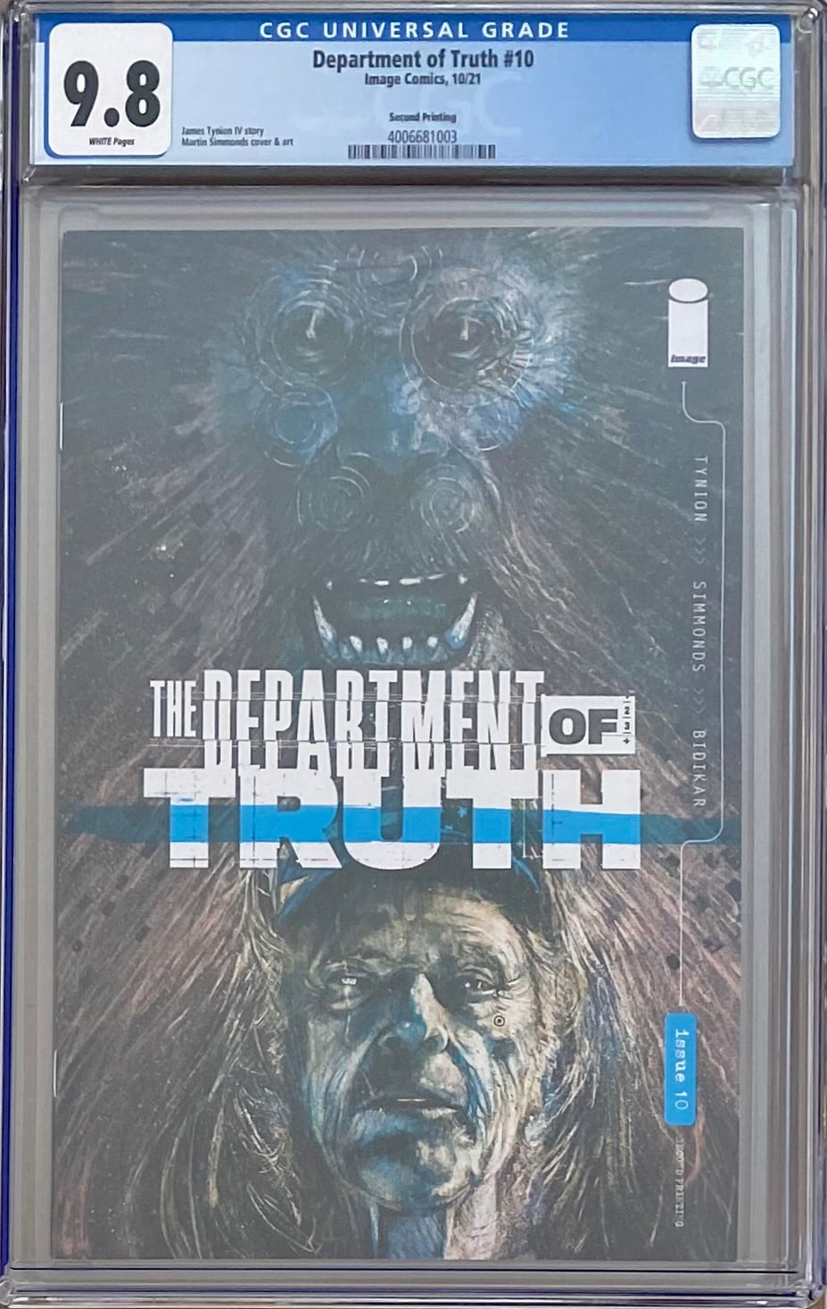 Department of Truth #10 Second Printing CGC 9.8