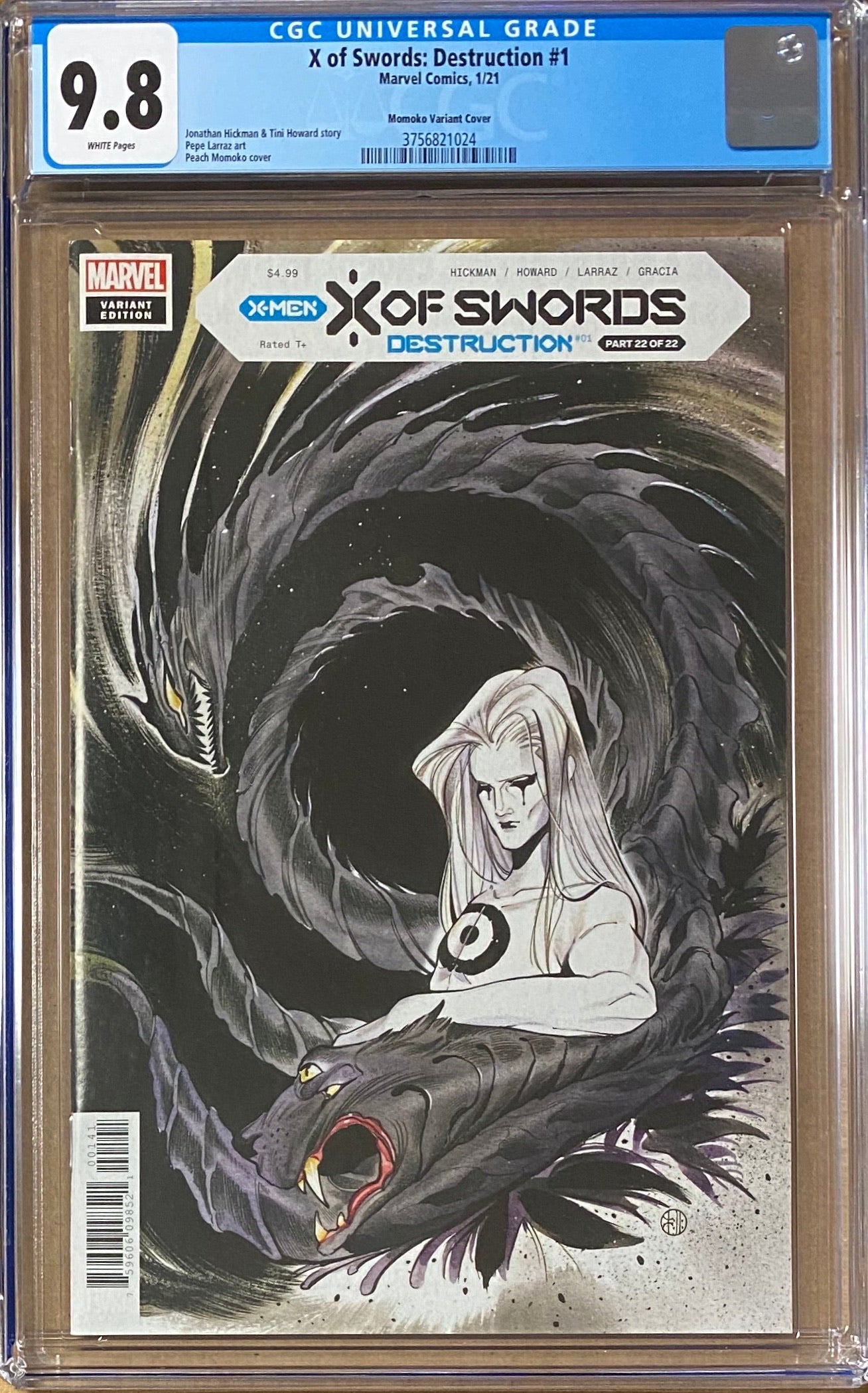 X of Swords: Destruction #1 Momoko Variant CGC 9.8
