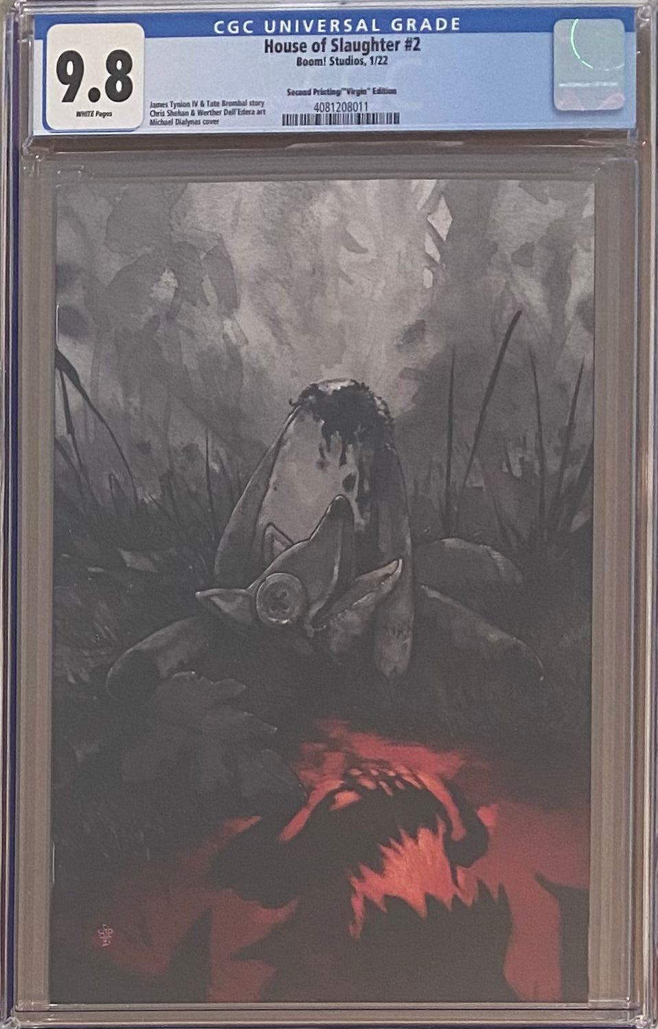 House of Slaughter #2 Second Printing 1:10 Dialynas Retailer Incentive Variant CGC 9.8