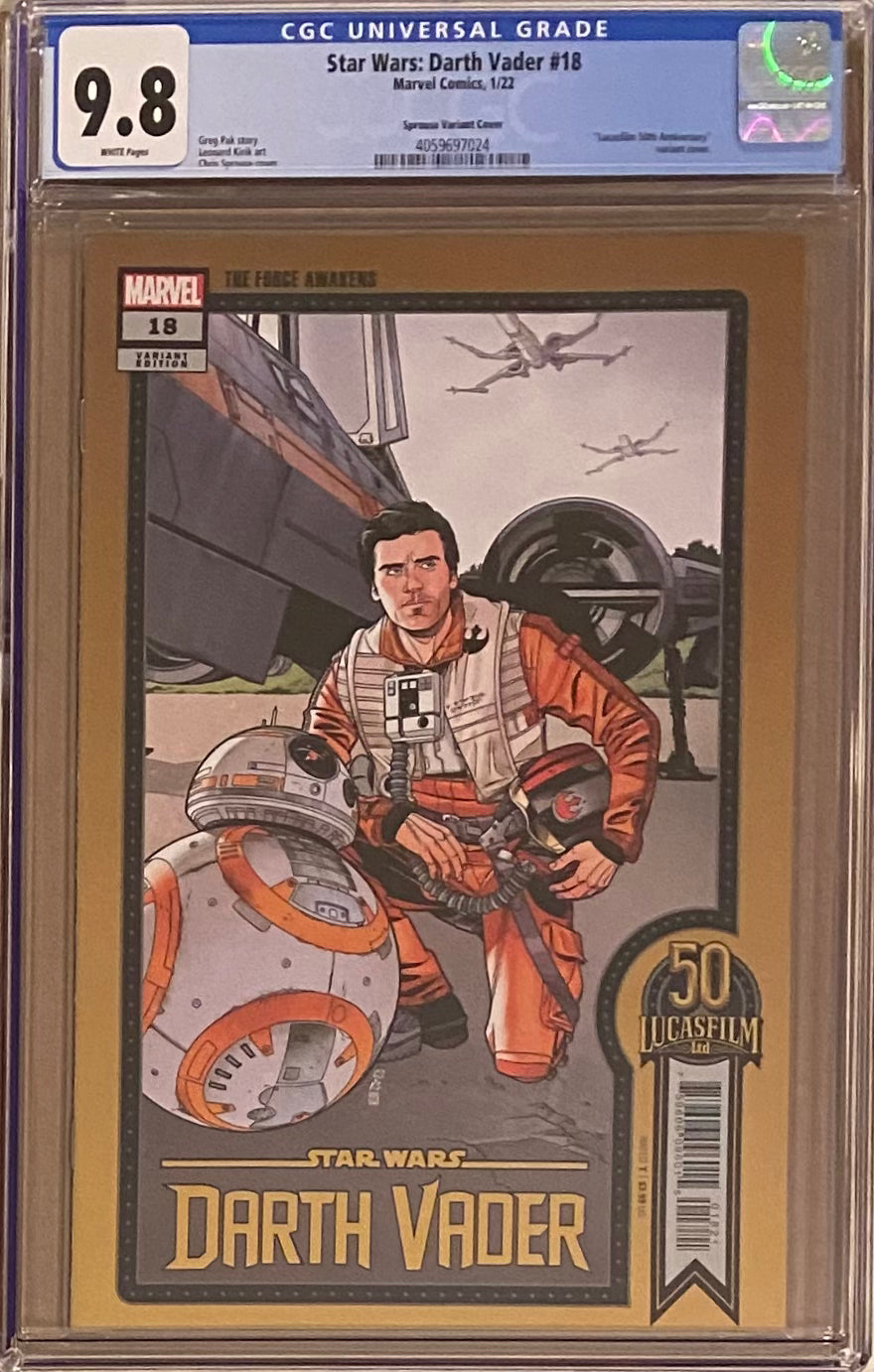 Star Wars: Darth Vader #18 Sprouse Variant CGC 9.8