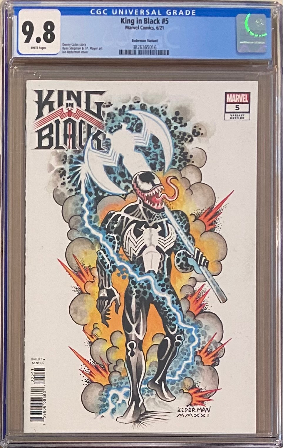 King in Black #5 Bederman "Tattoo" Variant CGC 9.8