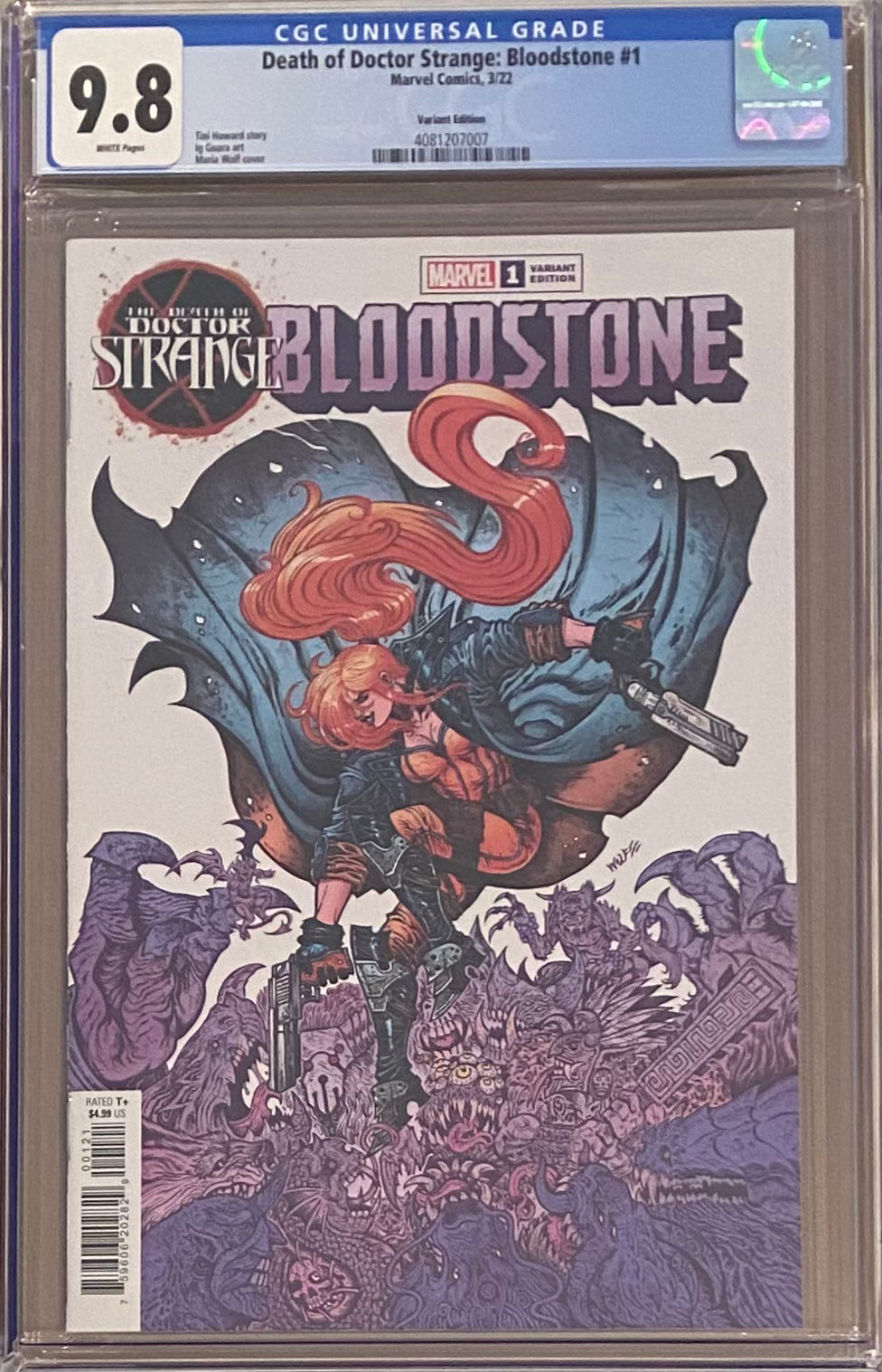 The Death of Doctor Strange: Bloodstone #1 Variant CGC 9.8