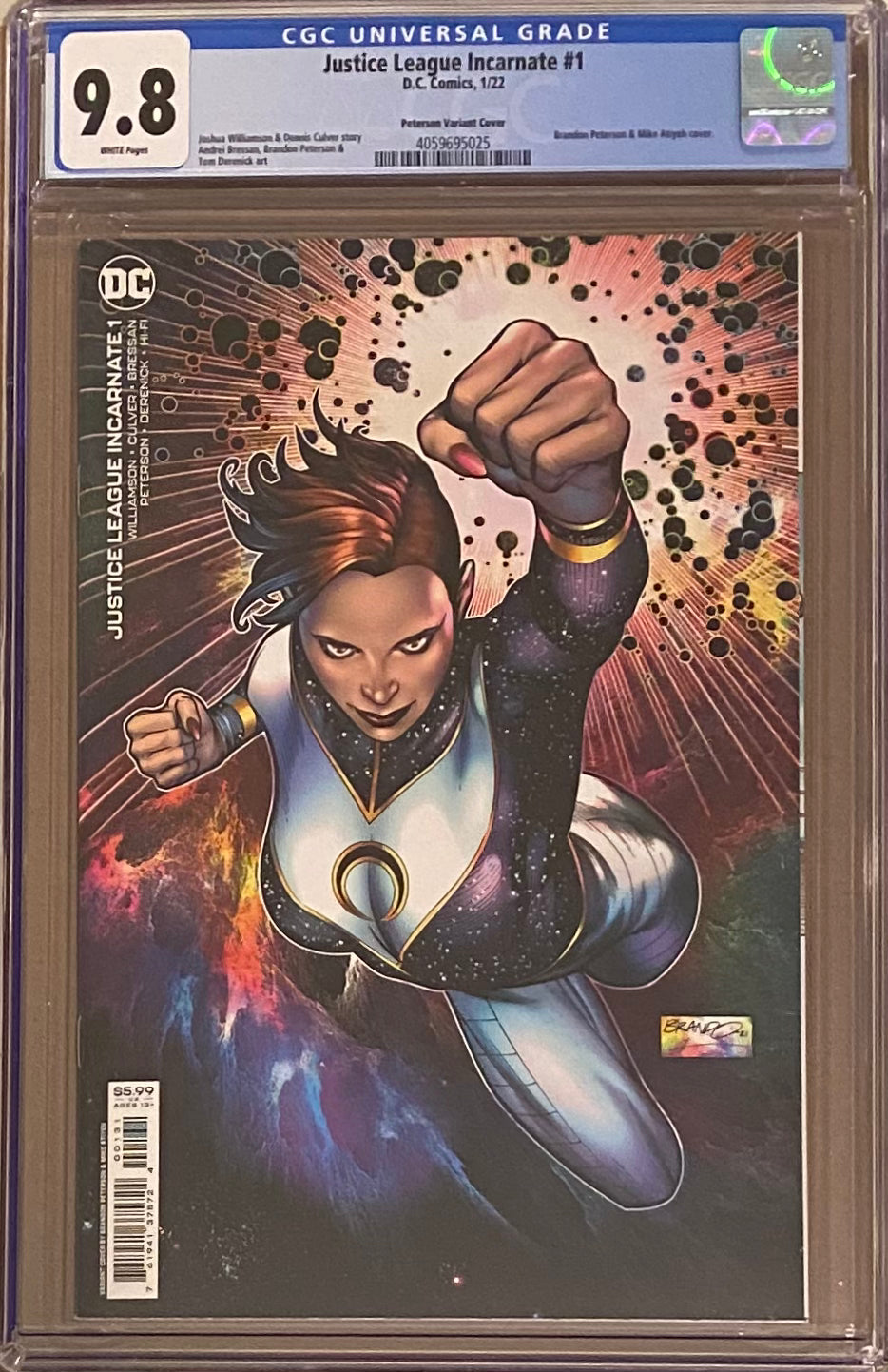 Justice League Incarnate #1 Peterson 1:25 Retailer Incentive Variant CGC 9.8 - 1st Dr. Multiverse