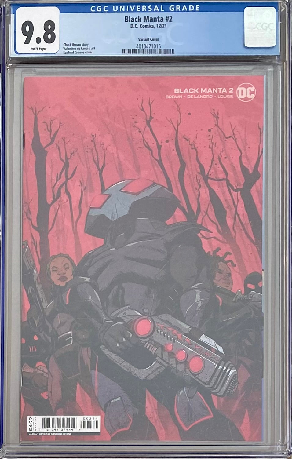 Black Manta #2 Variant CGC 9.8