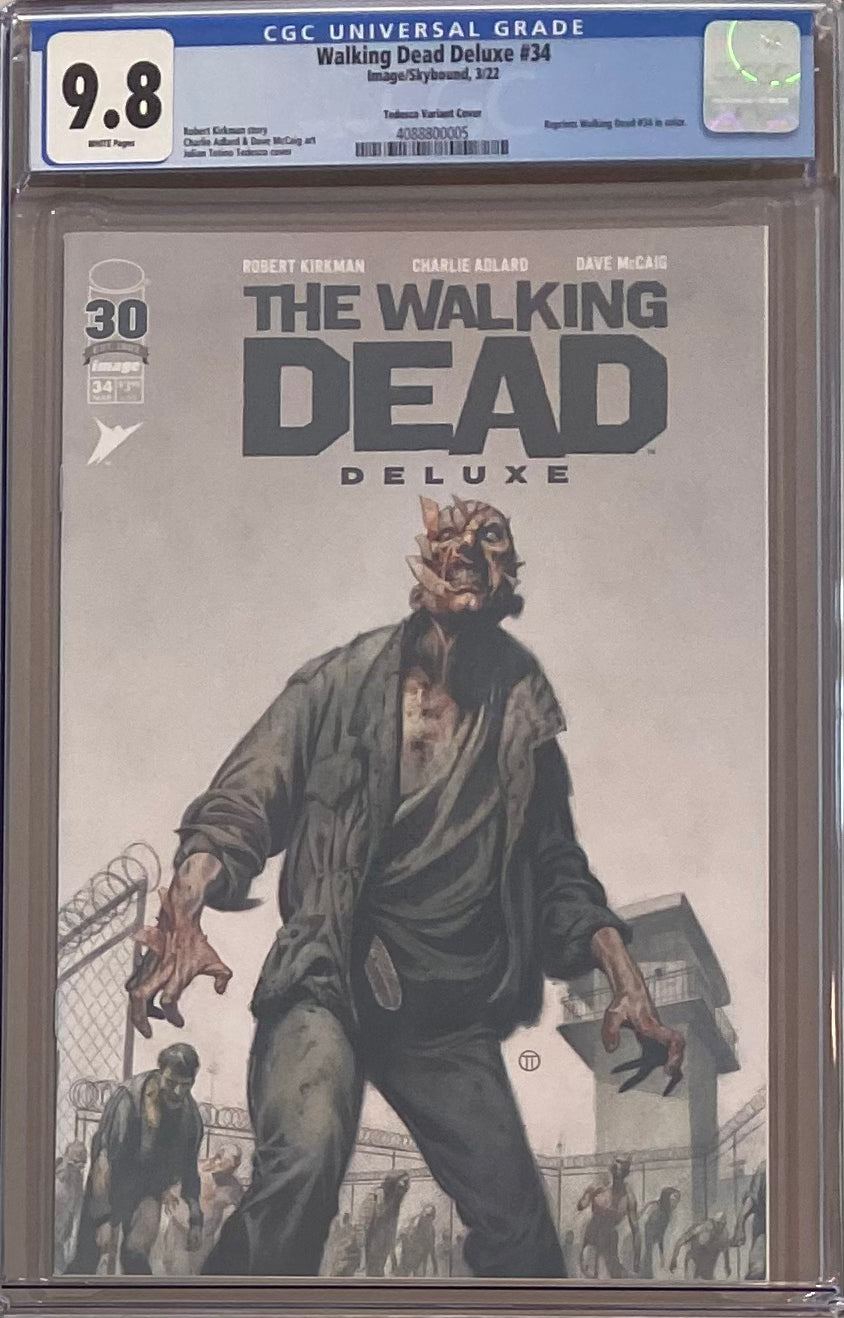 Walking Dead Deluxe #34 Tedesco Variant CGC 9.8
