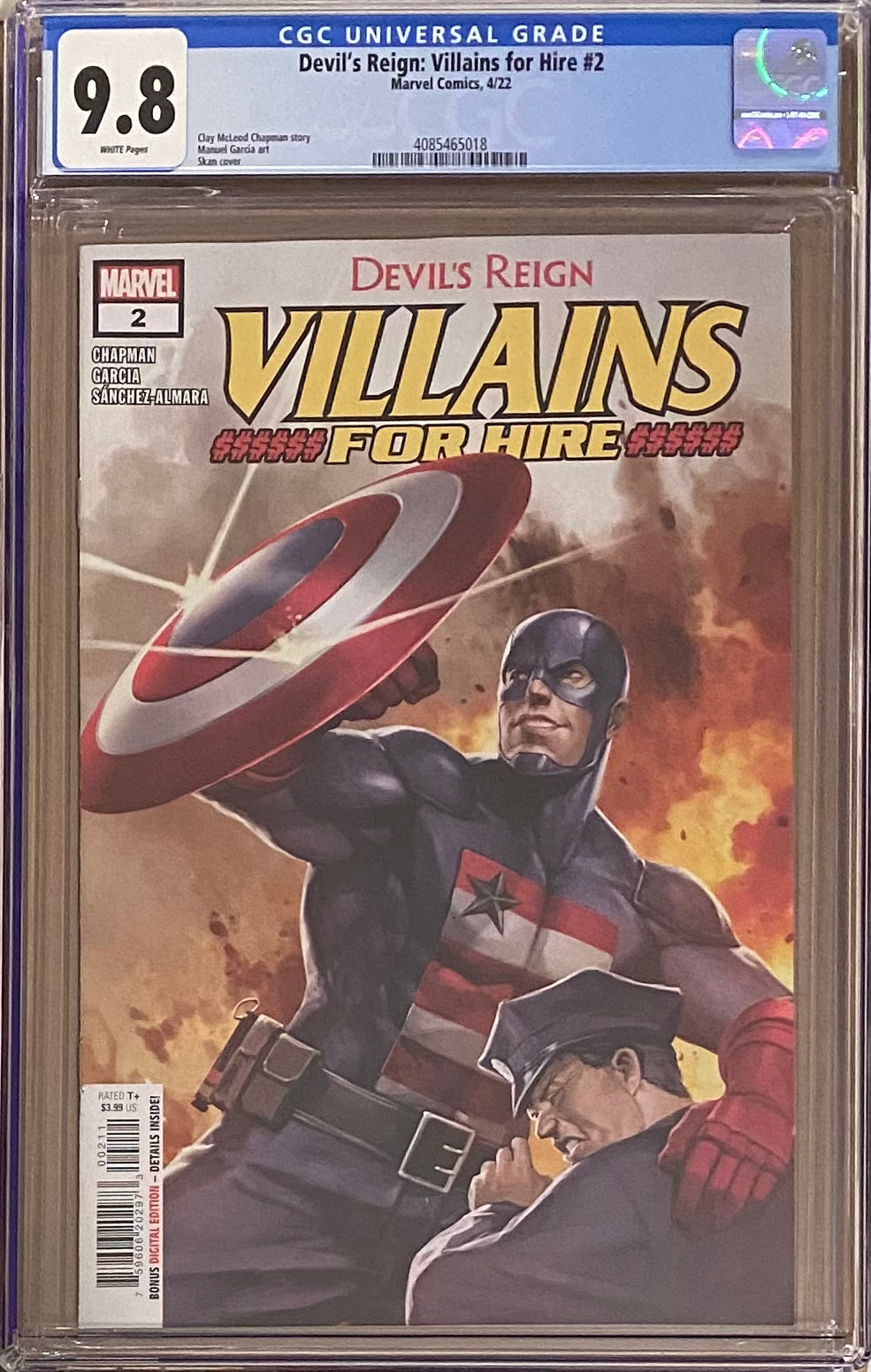 Devil's Reign: Villains for Hire #2 CGC 9.8