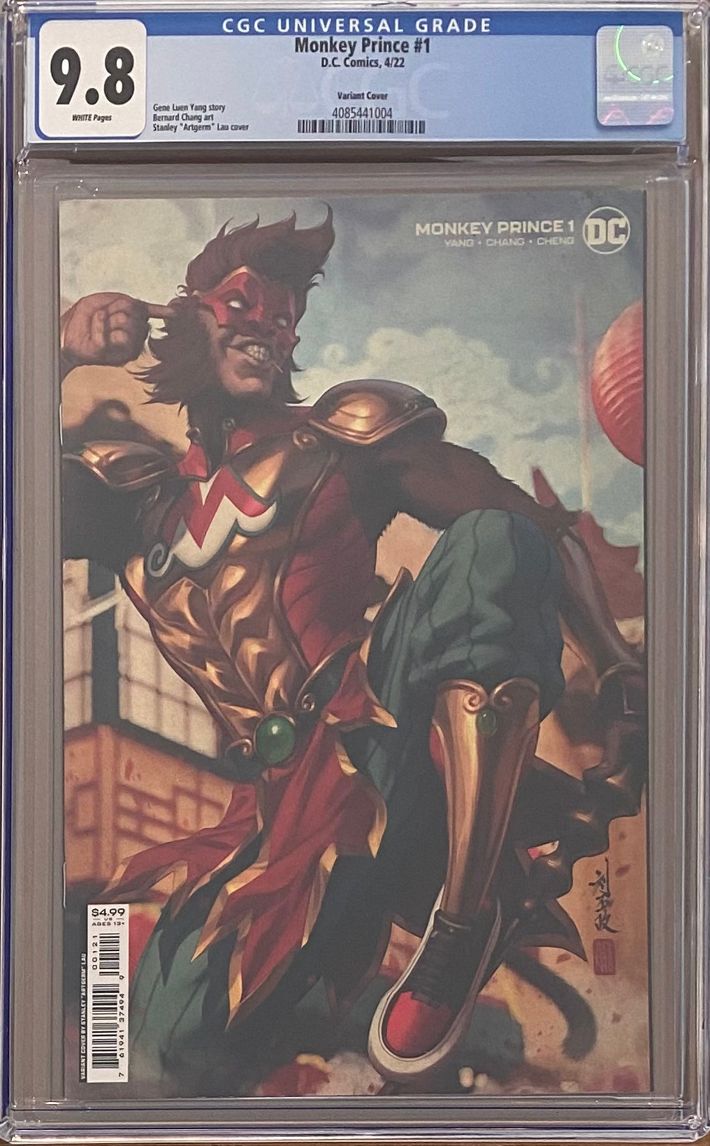 Monkey Prince #1 Artgerm Variant CGC 9.8