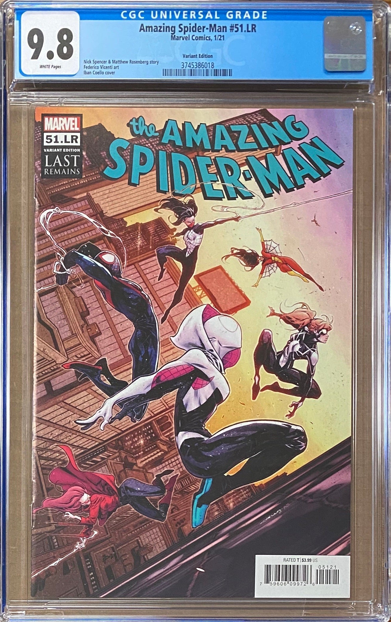 Amazing Spider-Man #51.LR Variant CGC 9.8