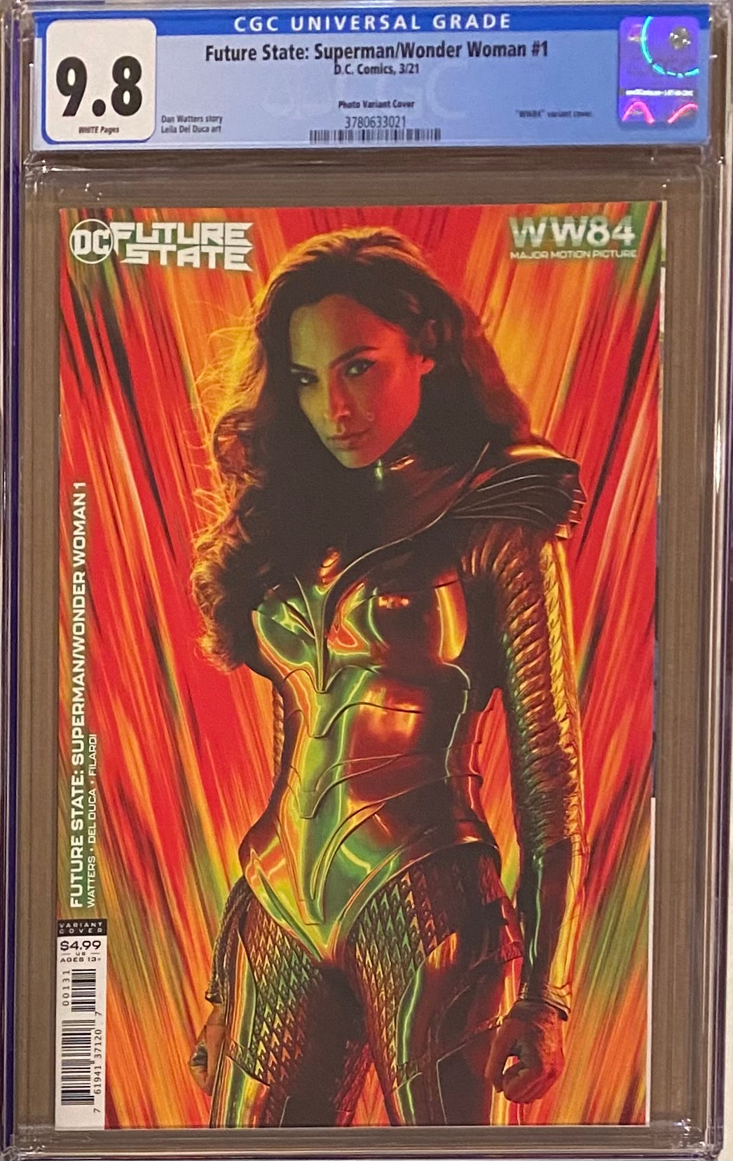 Future State: Superman/Wonder Woman #1 Wonder Woman 1984 Photo Variant CGC 9.8