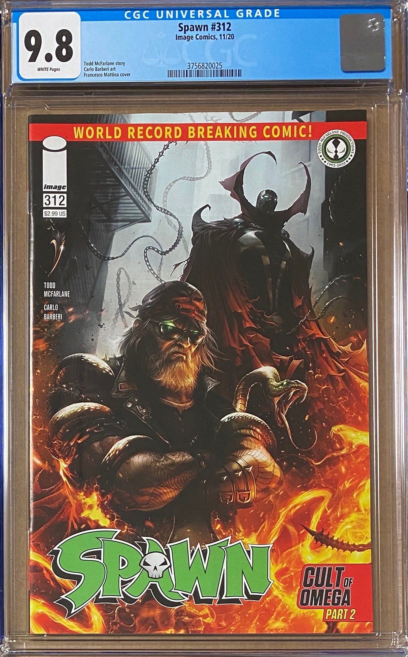 Spawn #312 CGC 9.8