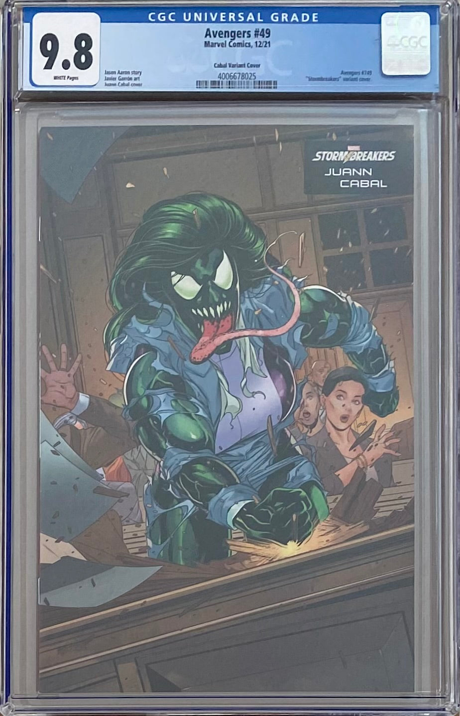 Avengers #49 Cabal Venomized Variant CGC 9.8
