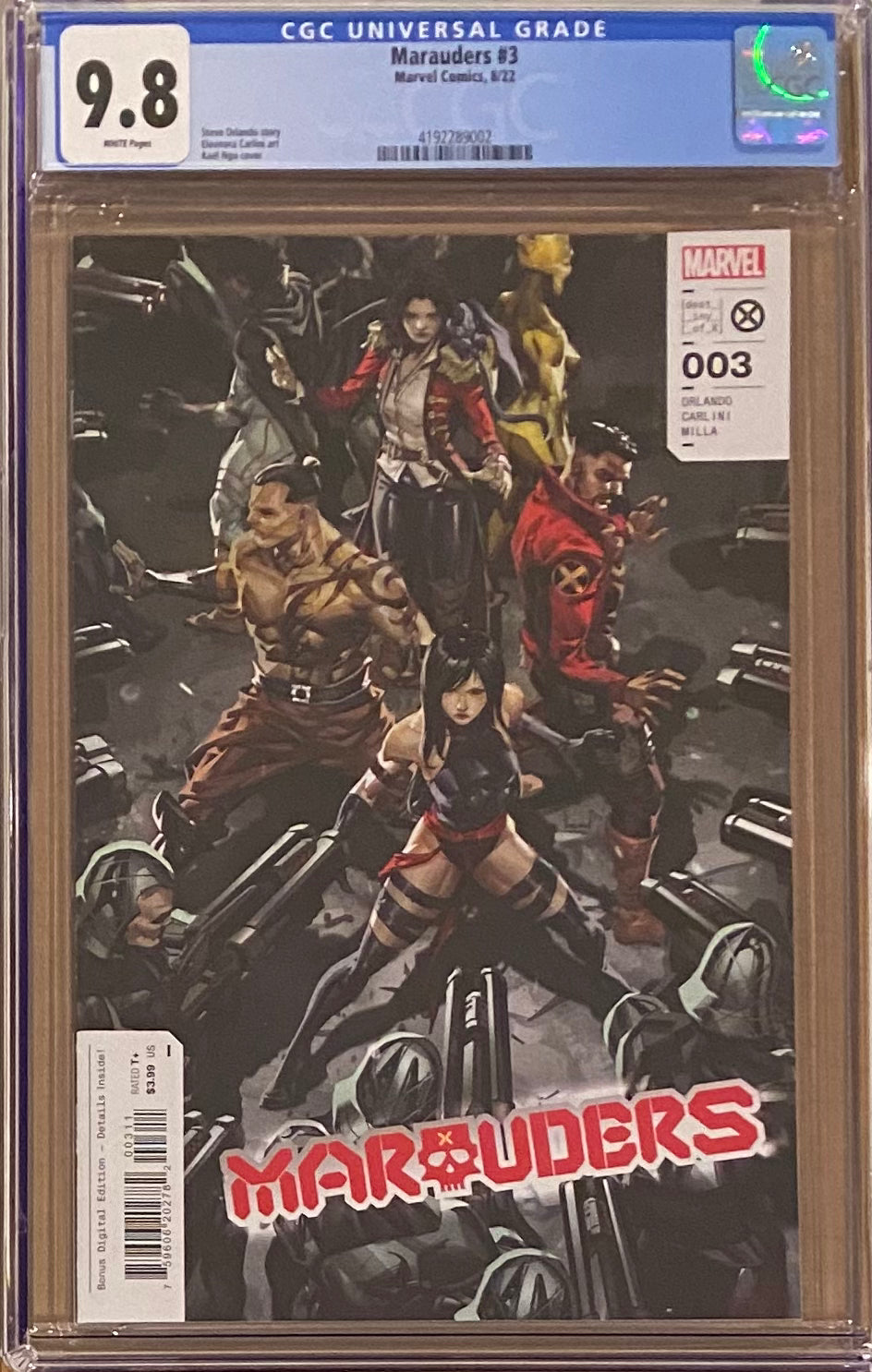 Marauders #3 CGC 9.8