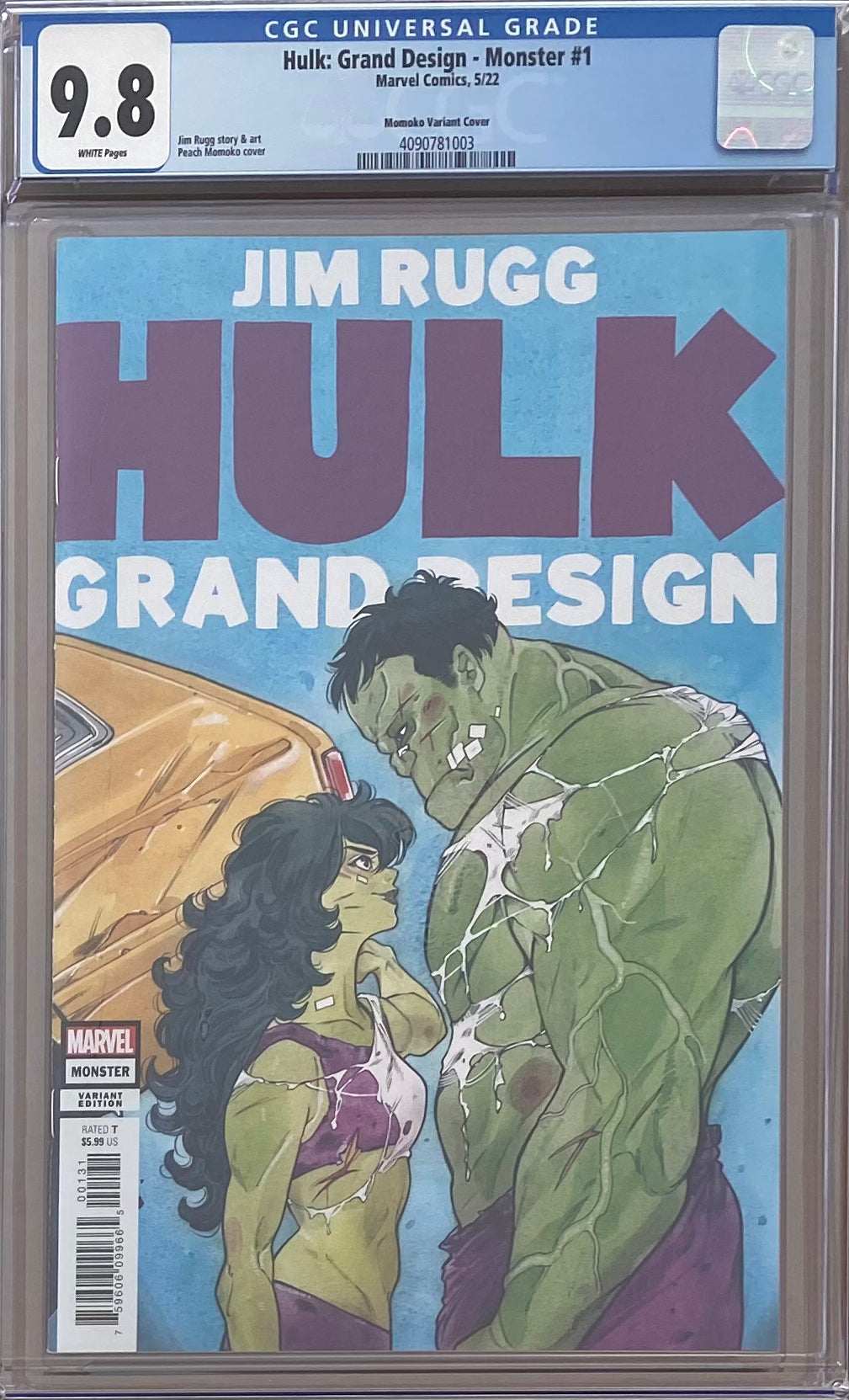 Hulk: Grand Design - Monster #1 Momoko Variant CGC 9.8