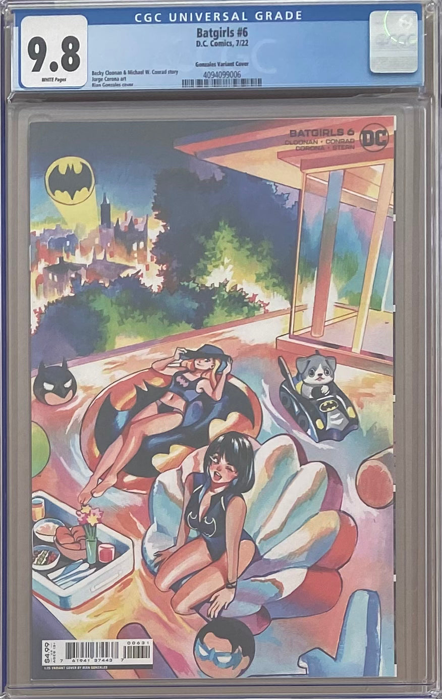 Batgirls #6 Gonzalez 1:25 Retailer Incentive Variant CGC 9.8