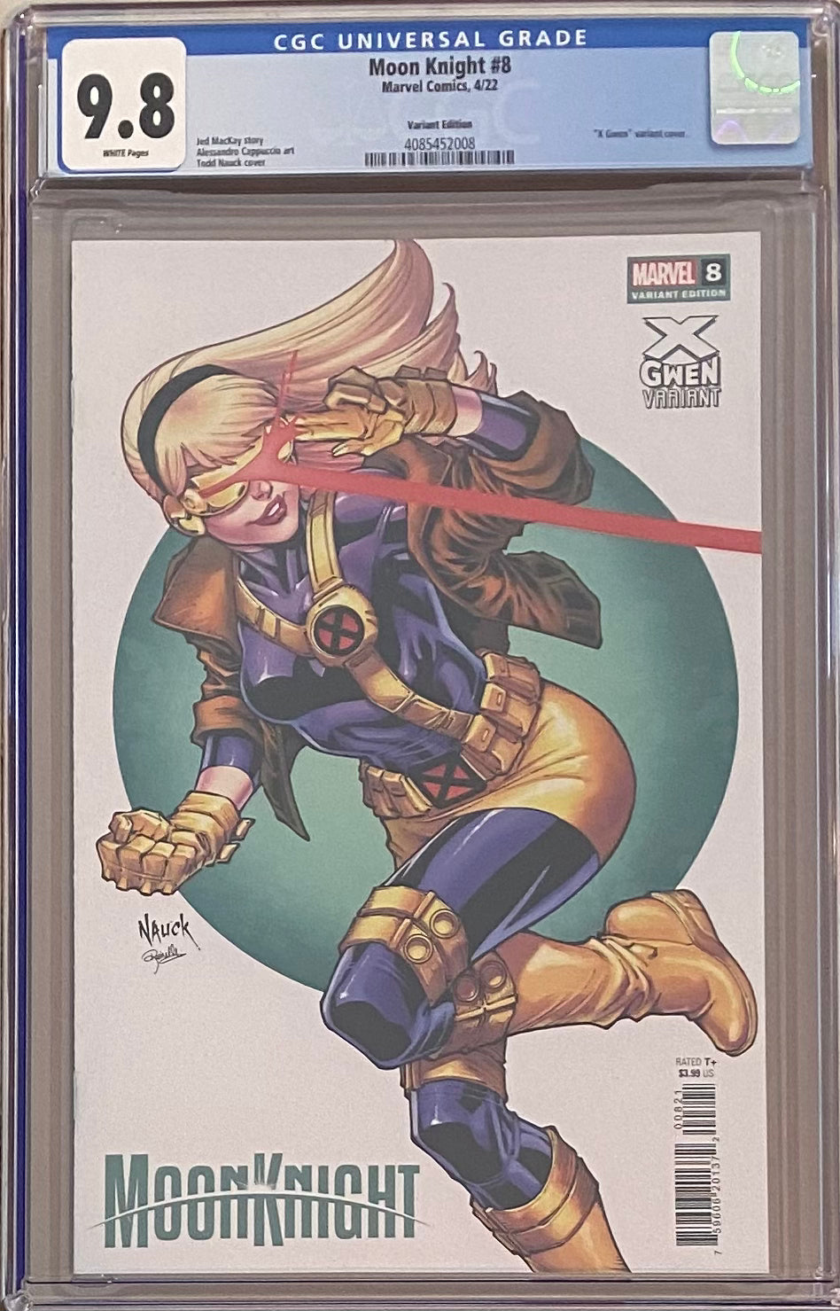 Moon Knight #8 Nauck X-Gwen Variant CGC 9.8