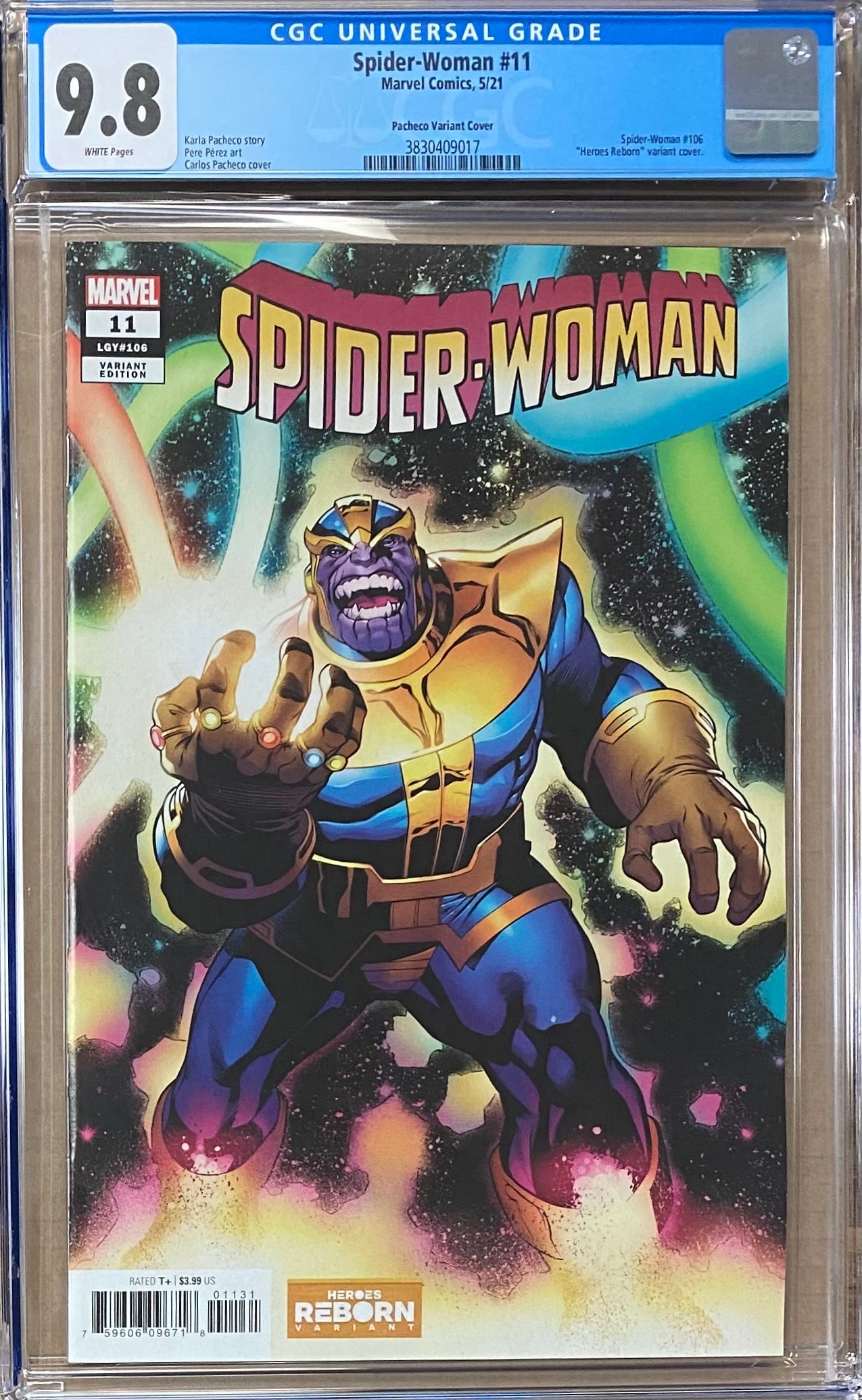Spider-Woman #11 "Heroes Reborn" Variant CGC 9.8