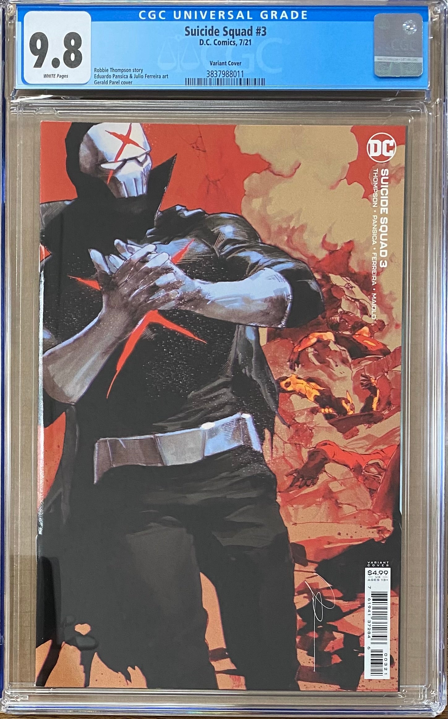 Suicide Squad #3 Variant CGC 9.8