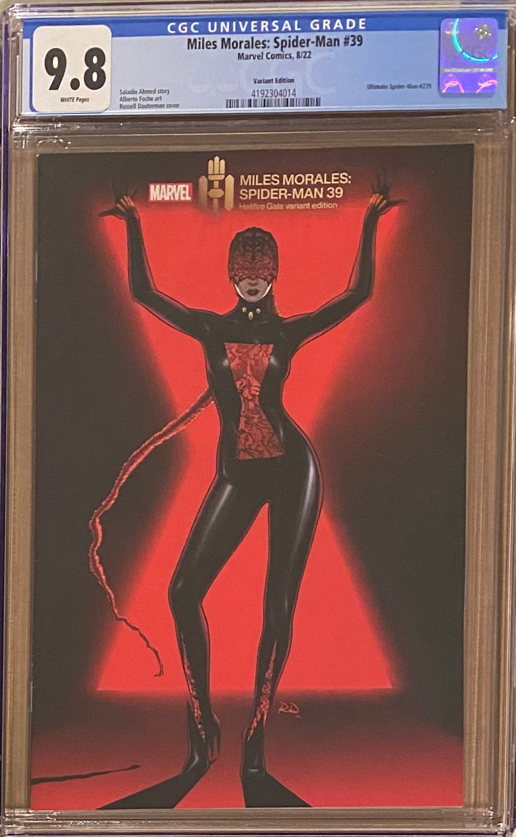 Miles Morales: Spider-Man #39 Dauterman Hellfire Gala Variant CGC 9.8