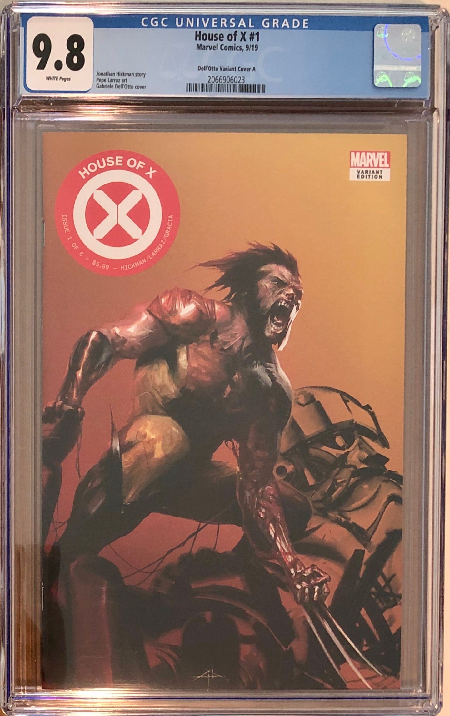 House of X #1 Fan Expo Boston Dell'Otto Con Exclusive CGC 9.8
