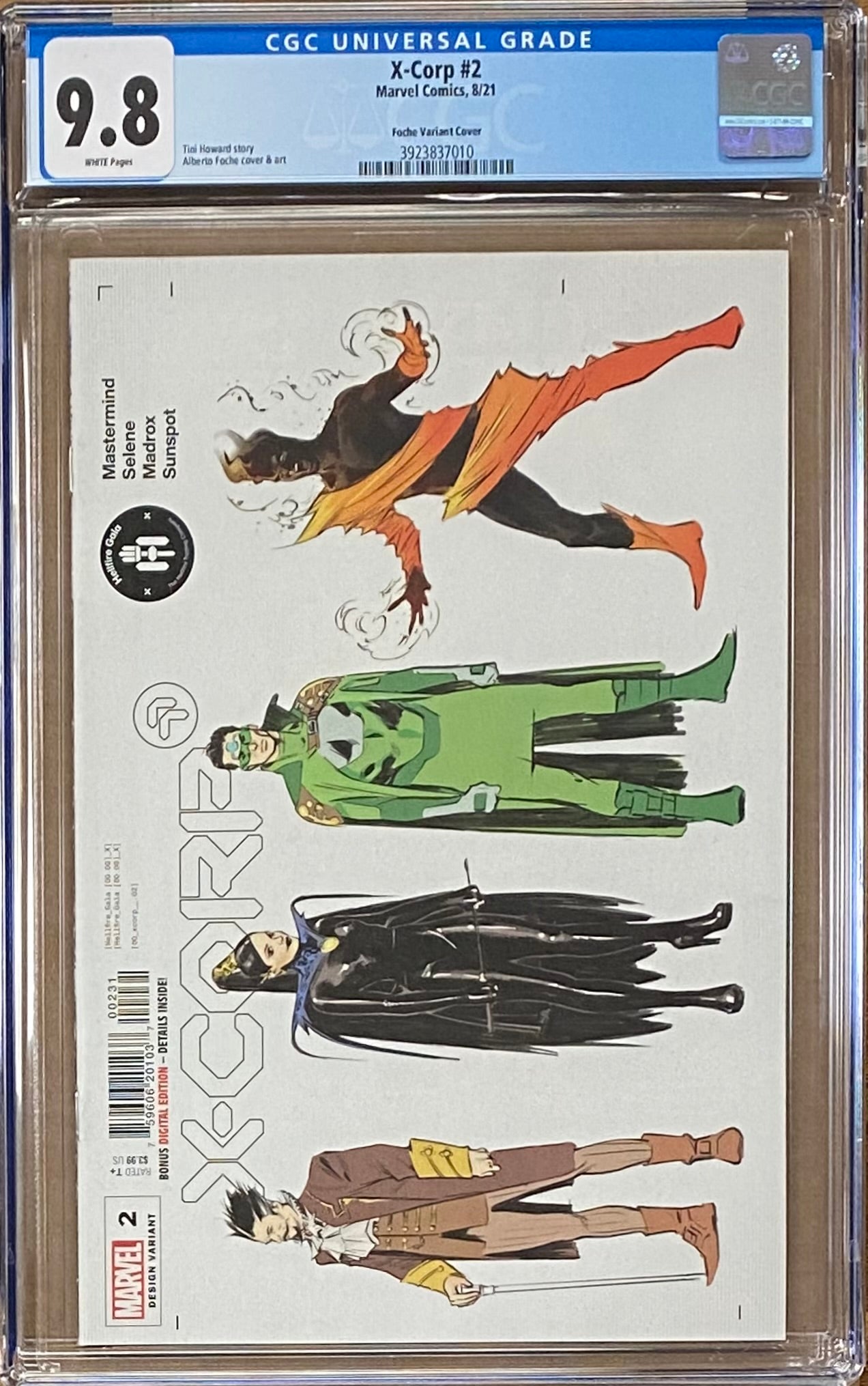 X-Corp #2 Hellfire Gala Design Variant CGC 9.8