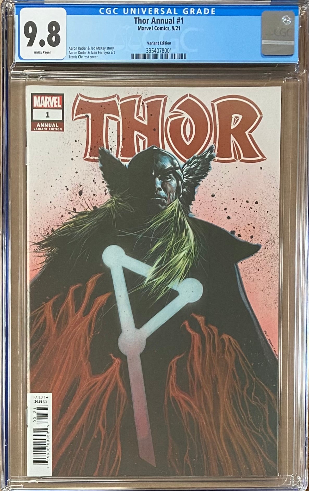 Thor Annual #1 Charest 1:25 Retailer Incentive Variant CGC 9.8
