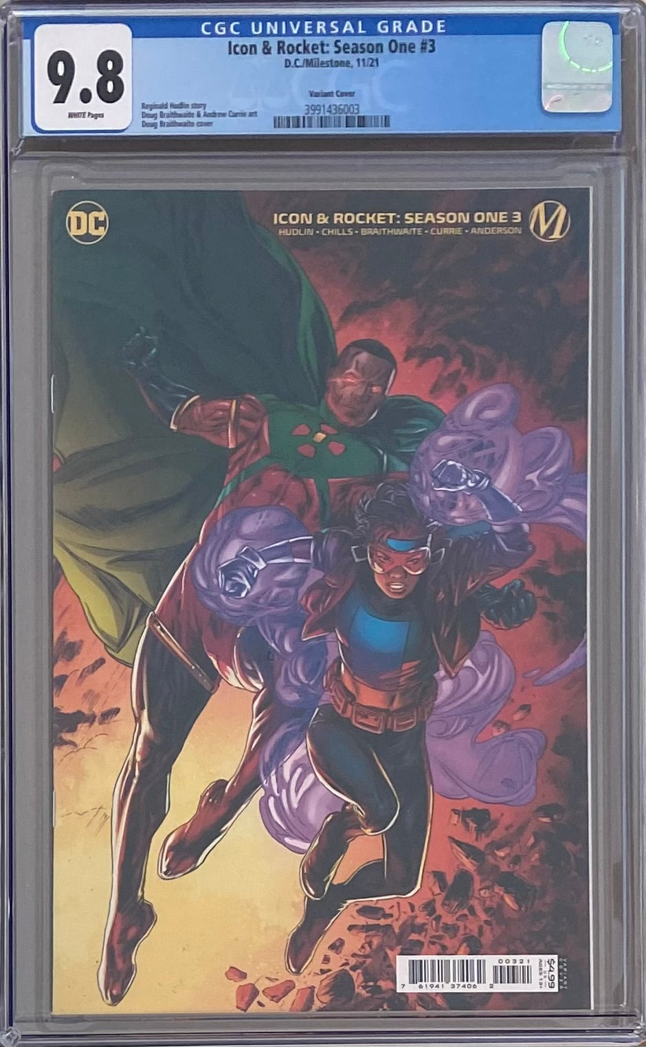 Icon & Rocket: Season One #3 Variant CGC 9.8