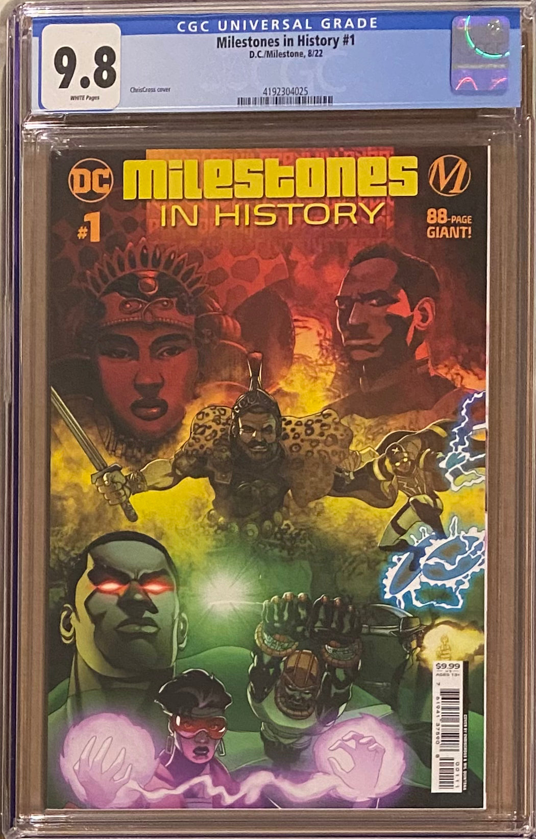 Milestones in History #1 CGC 9.8