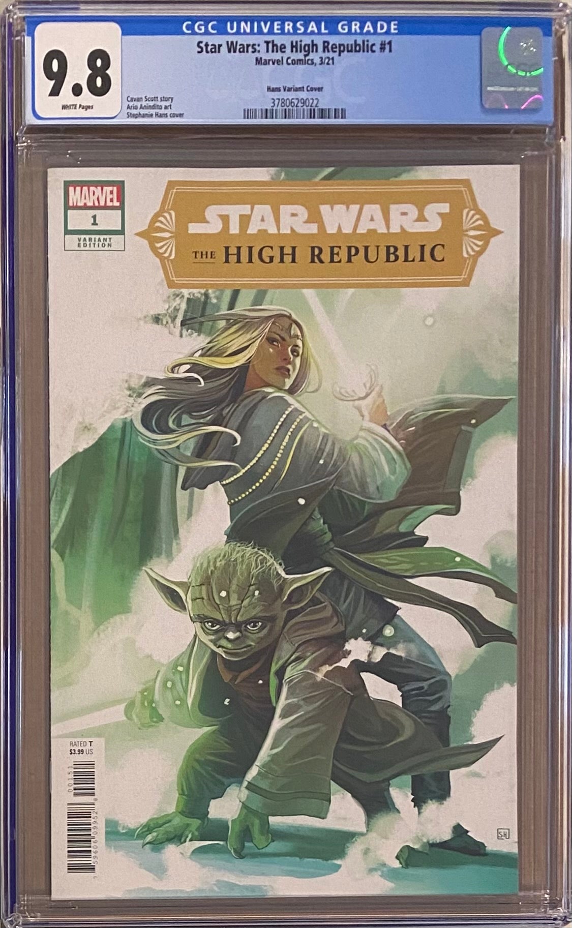 Star Wars: The High Republic #1 Hans Variant CGC 9.8