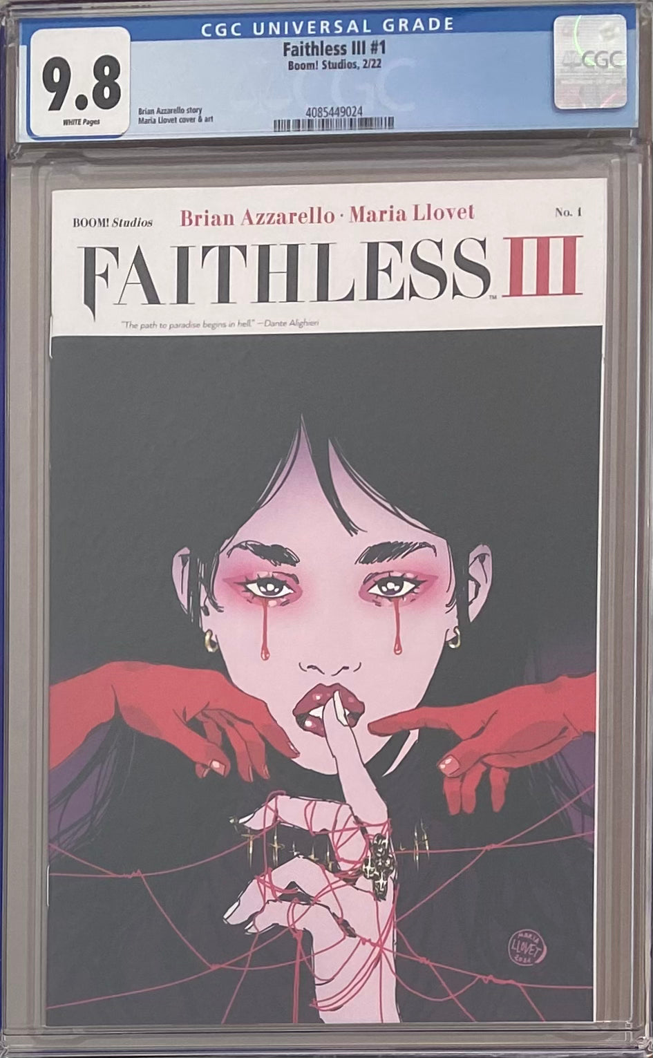 Faithless III #1 CGC 9.8