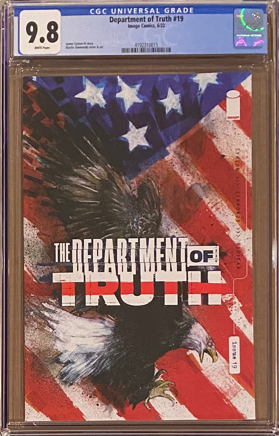 Department of Truth #19 CGC 9.8