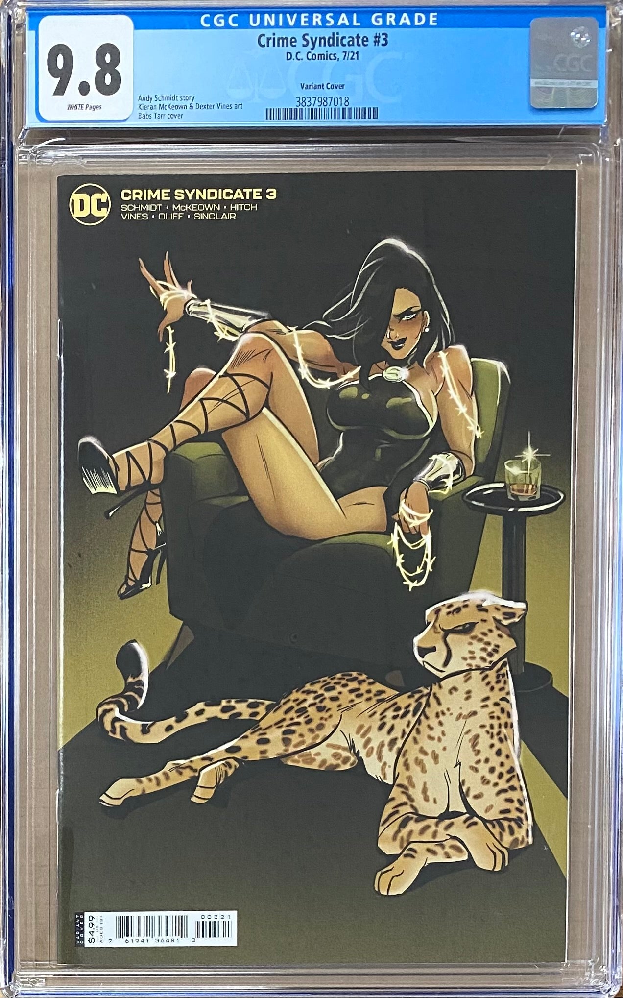 Crime Syndicate #3 Tarr Variant CGC 9.8