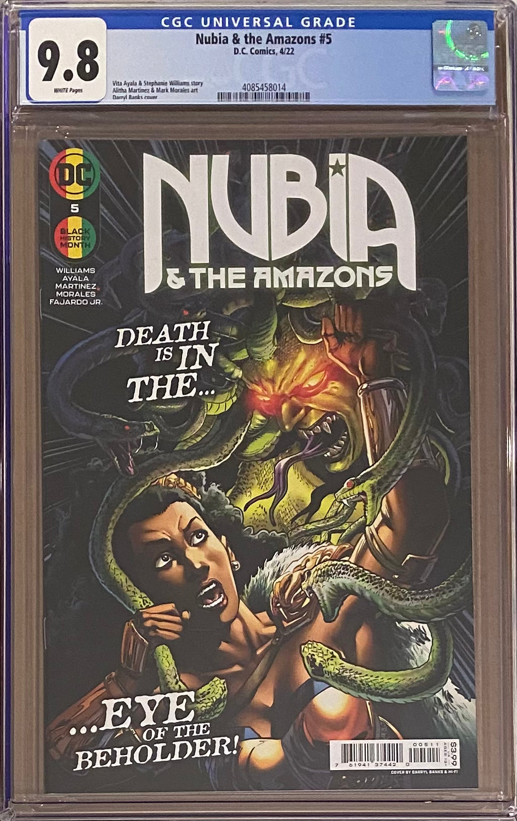 Nubia and the Amazons #5 CGC 9.8