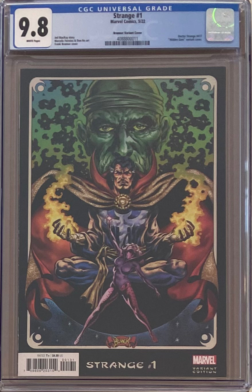 Strange #1 Brunner Hidden Gem 1:100 Retailer Incentive Variant CGC 9.8