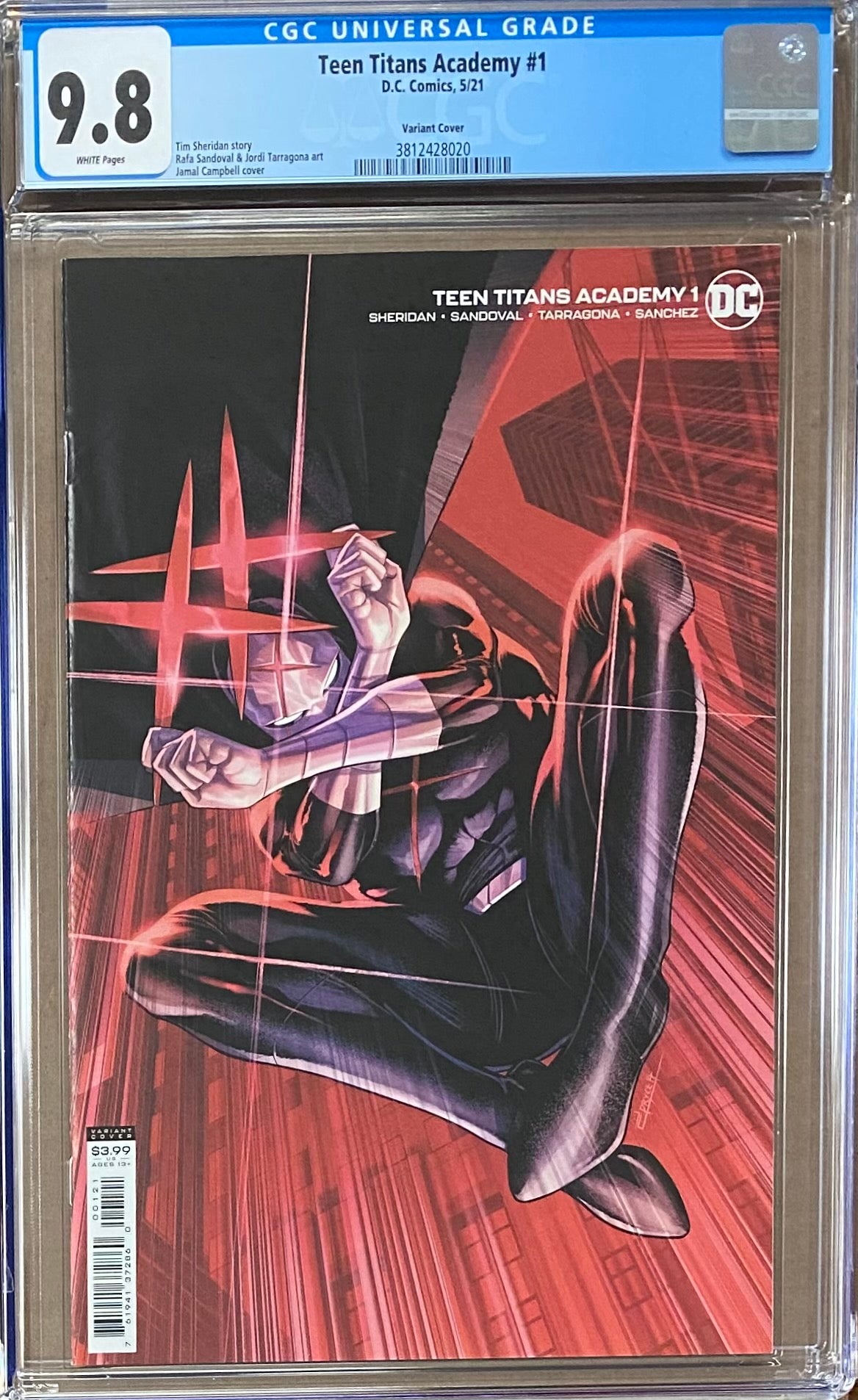 Teen Titans Academy #1 Variant CGC 9.8