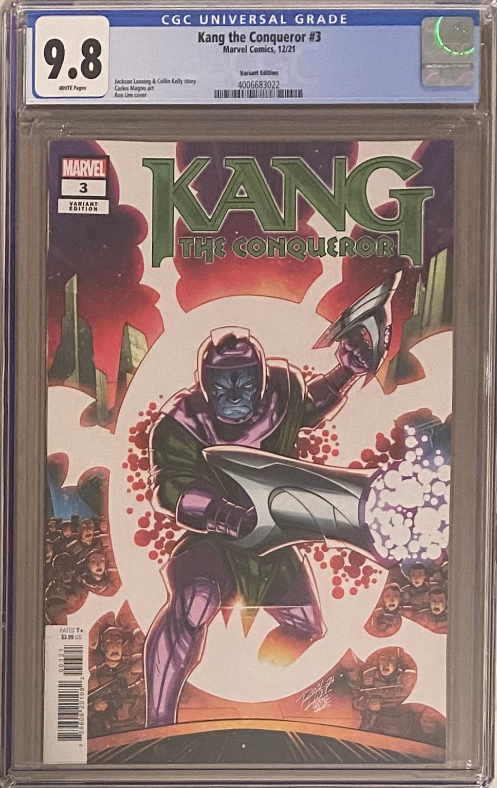 Kang the Conqueror #3 Lim Variant CGC 9.8