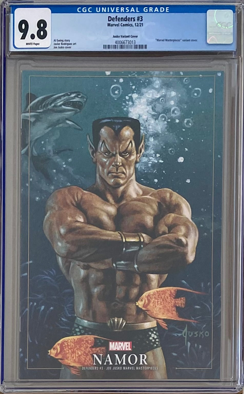 Defenders #3 Jusko Variant CGC 9.8