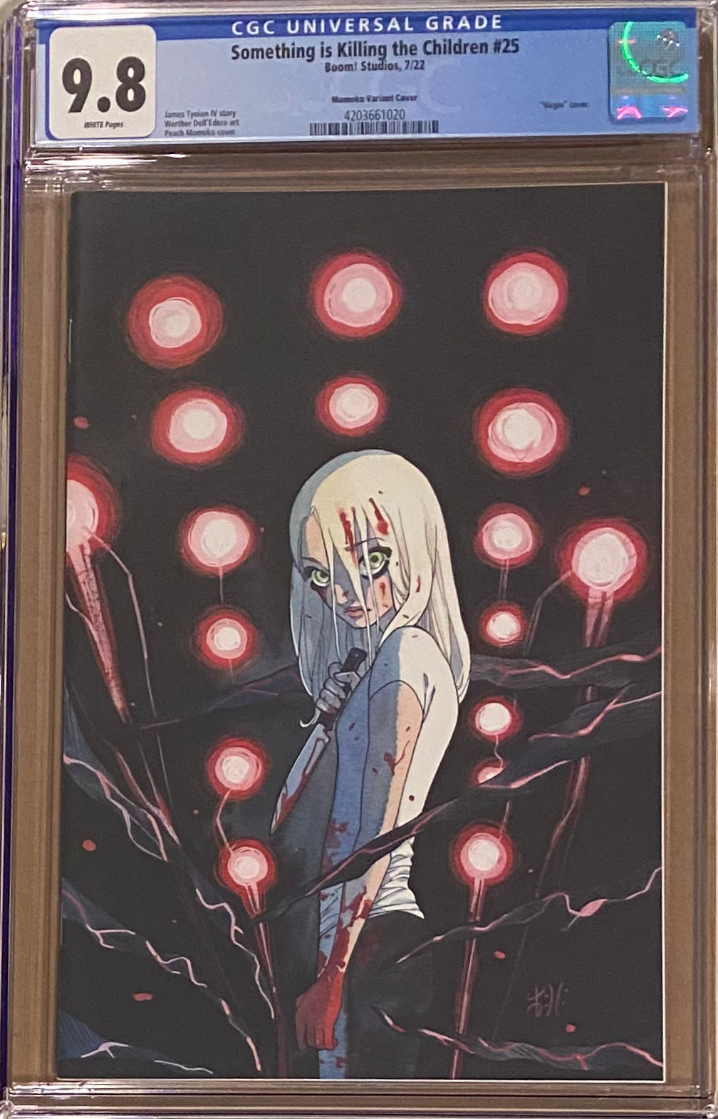 Something is Killing the Children #25 Momoko 1:25 Virgin Retailer Incentive Variant CGC 9.8