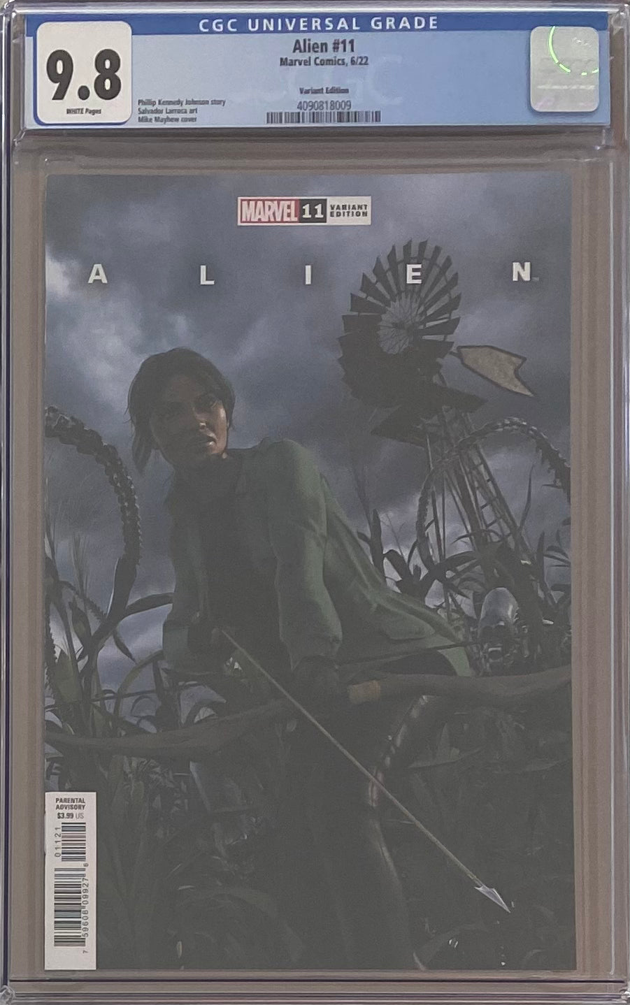 Alien #11 Mayhew Variant CGC 9.8