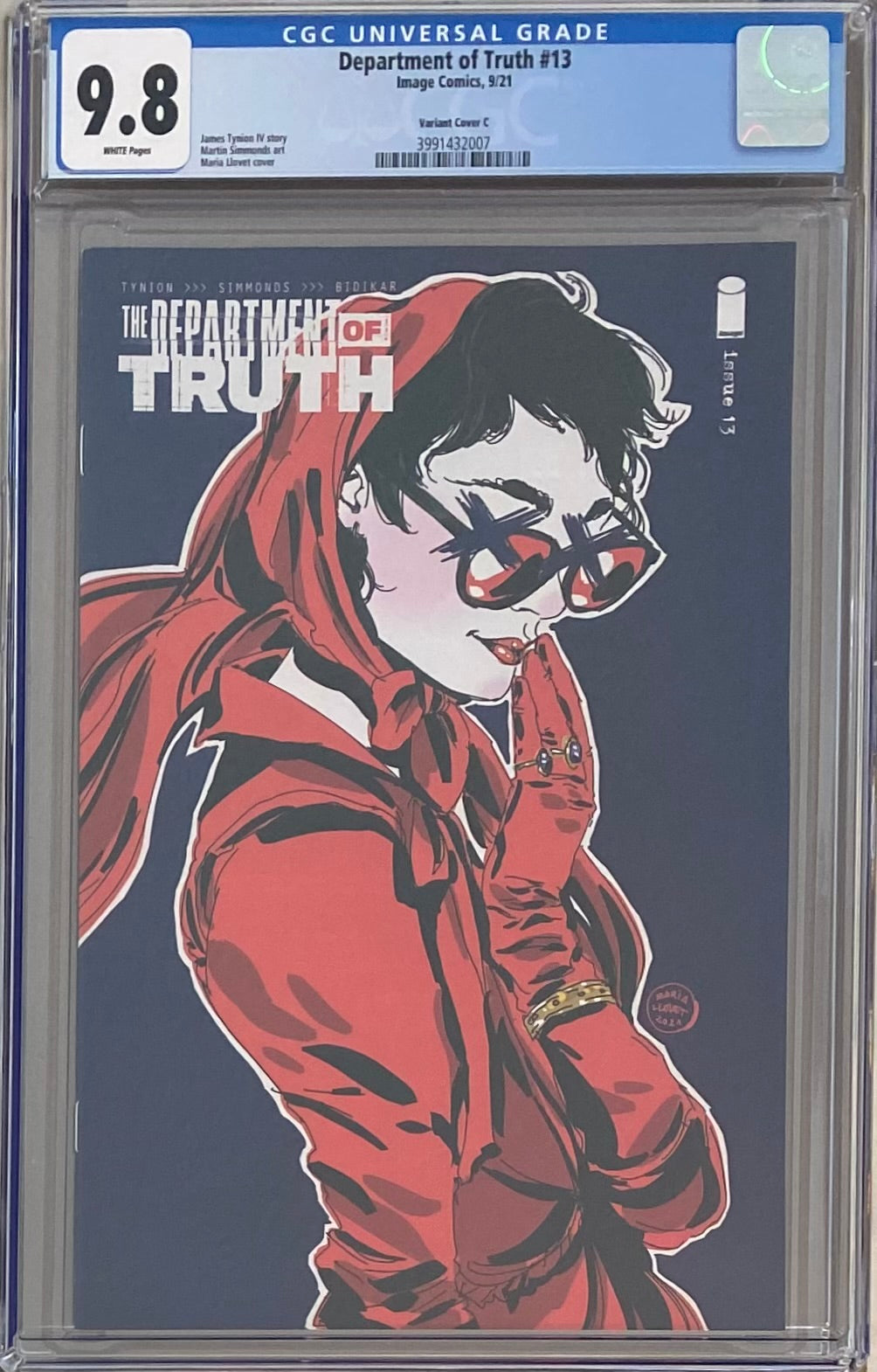 Department of Truth #13 Llovet Variant CGC 9.8