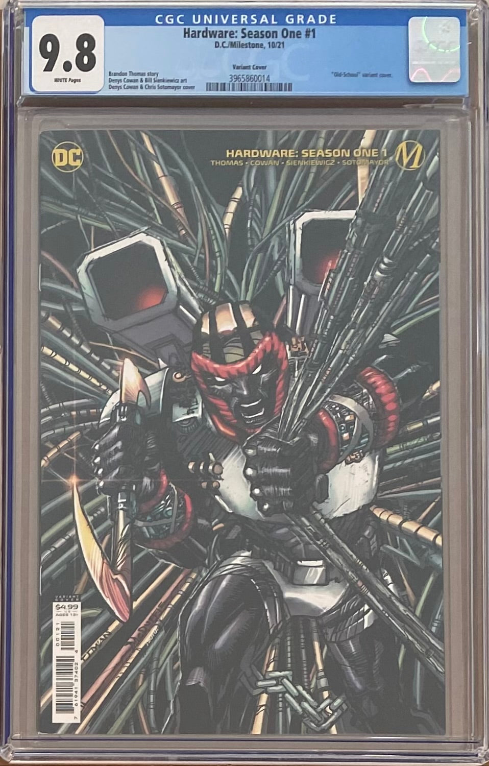 Hardware: Season One #1 Cowan "Old School" Variant CGC 9.8
