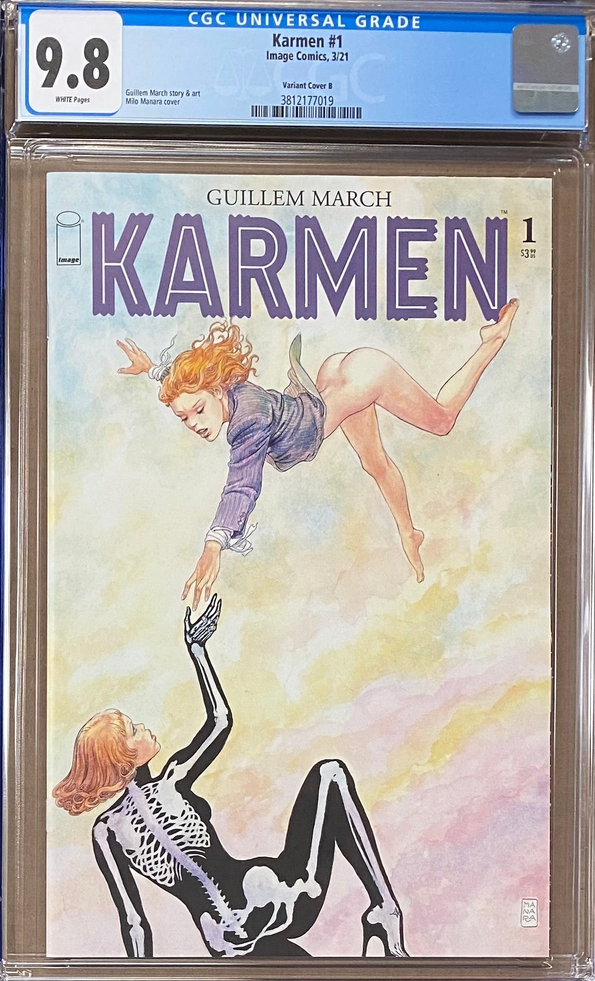 Karmen #1 Manara Variant CGC 9.8