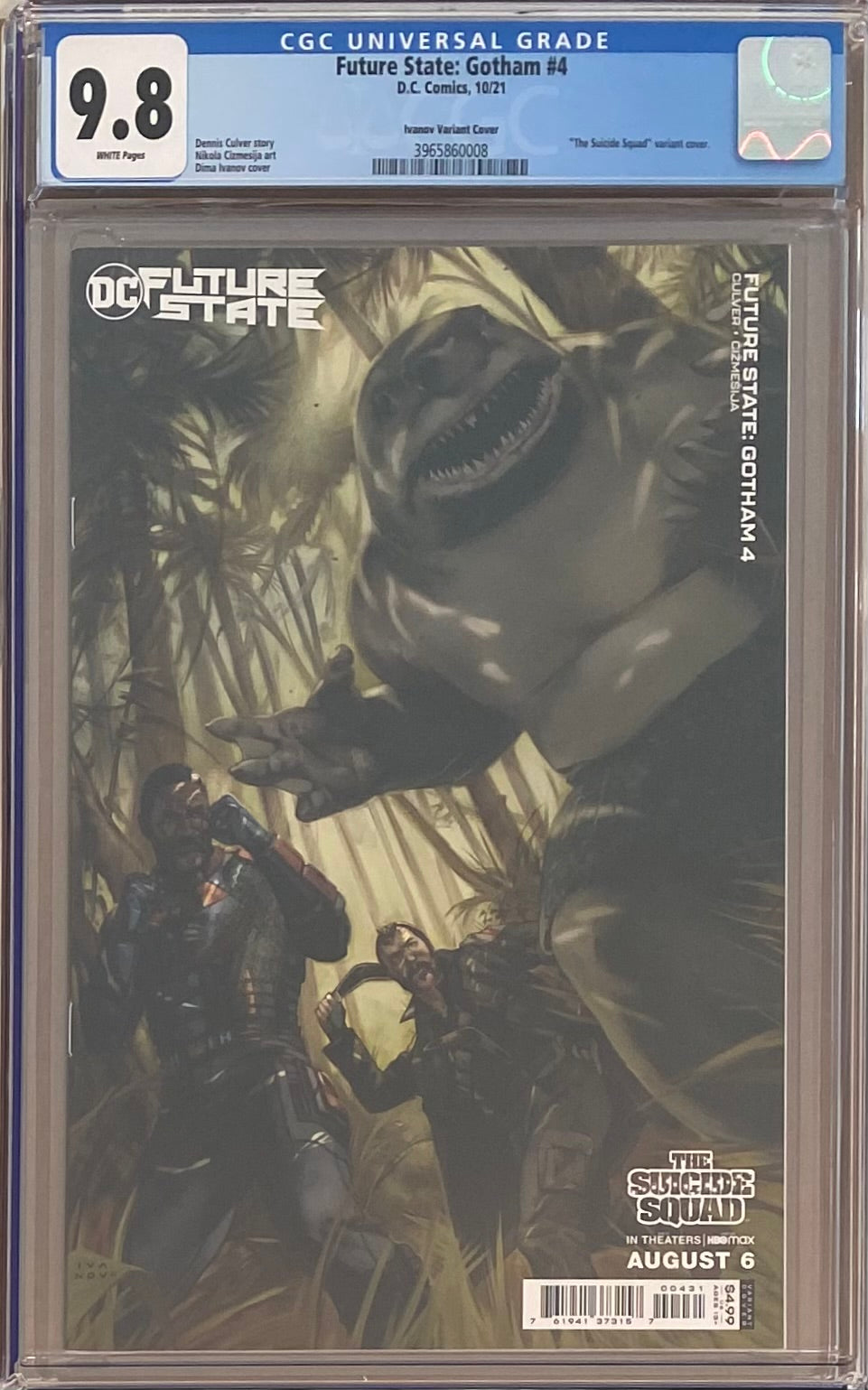 Future State: Gotham #4 Ivanov Suicide Squad Variant CGC 9.8