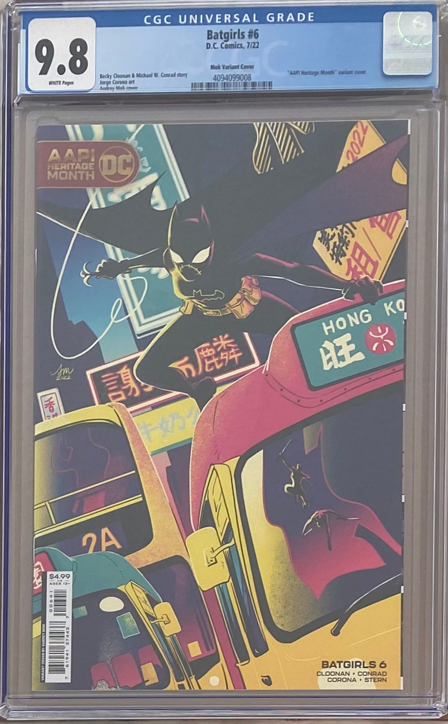 Batgirls #6 Mok Variant CGC 9.8