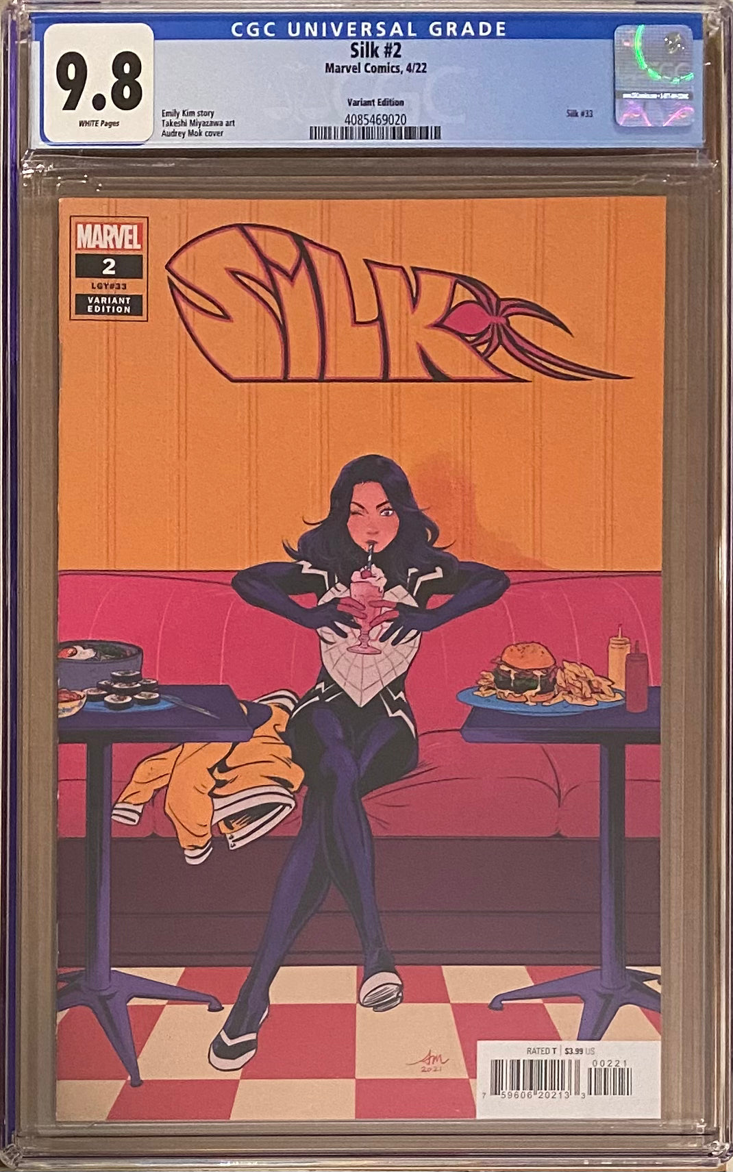 Silk #2 Variant CGC 9.8