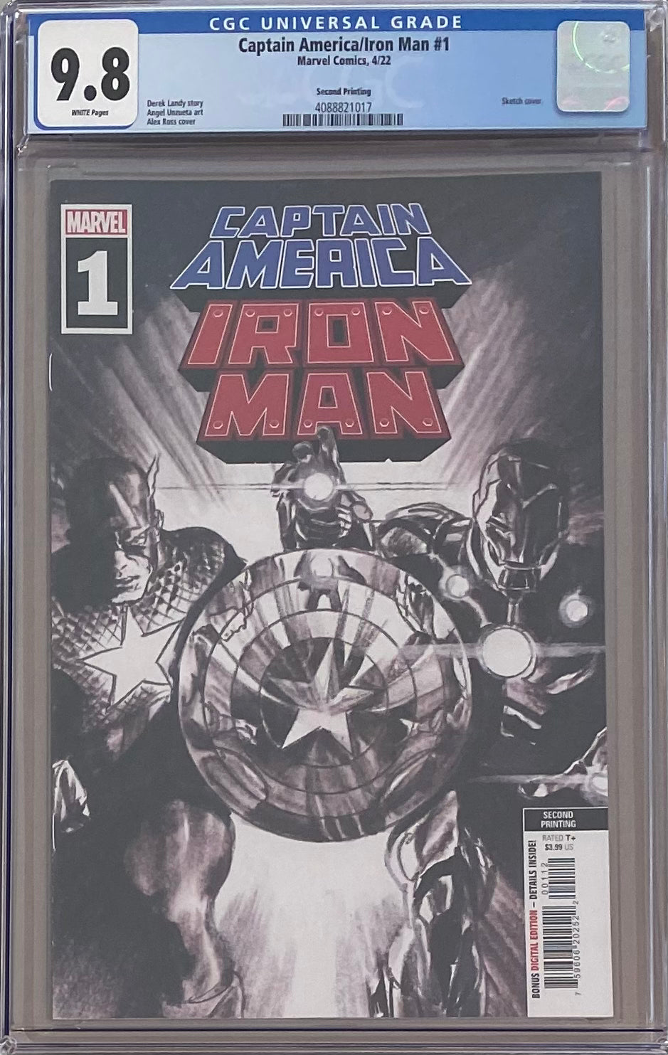 Captain America/Iron Man #1 Second Printing CGC 9.8
