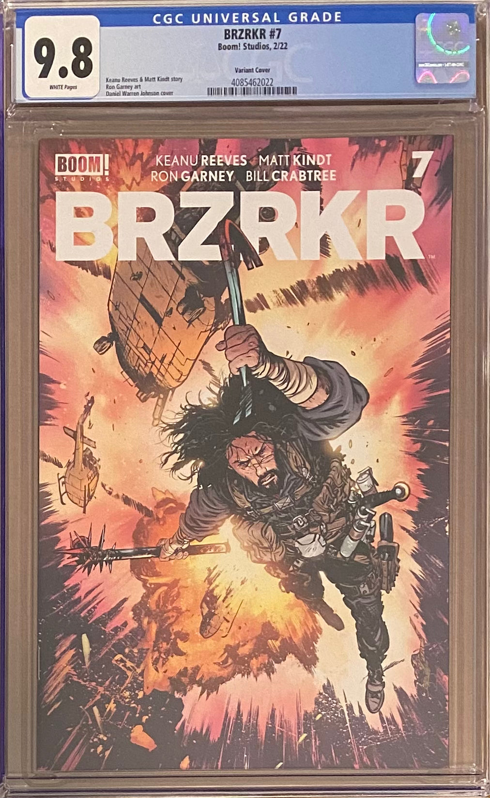 BRZRKR #7 Cover B Johnson CGC 9.8 (Berzerker)