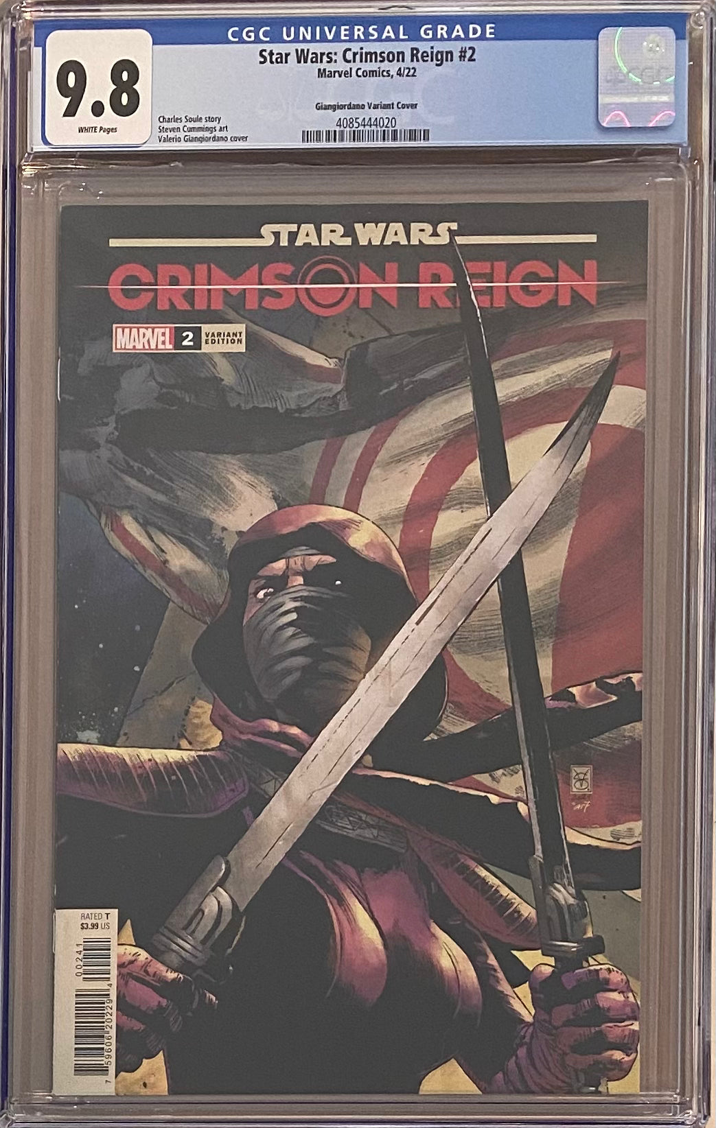 Star Wars: Crimson Reign #2 Giangiordano Variant CGC 9.8