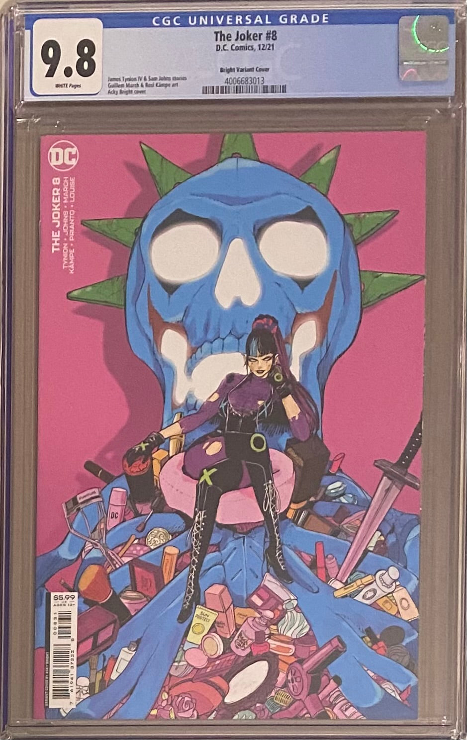 The Joker #8 Bright Variant CGC 9.8