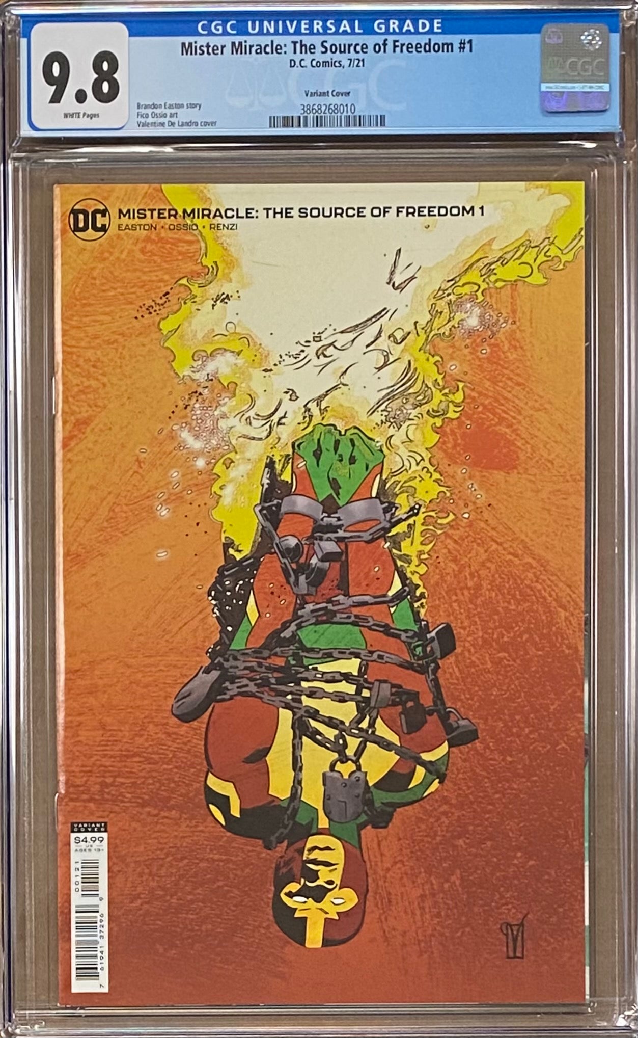 Mister Miracle: The Source of Freedom #1 Variant CGC 9.8